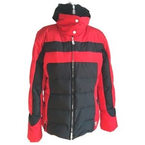 Bogner ski down jacket w/ removable bib.
